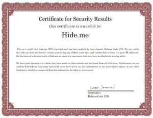 Hide.me-Audit-Certificate-Awarded-by-DefenseCode-Ltd