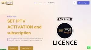 Set IPTV Home Page