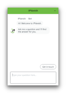 ipvanish-chatbot