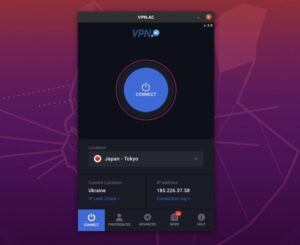 vpnac-linux-homescreen