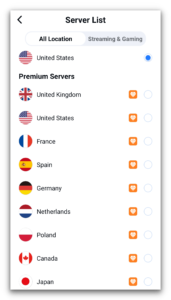 skyvpn-android-server-list